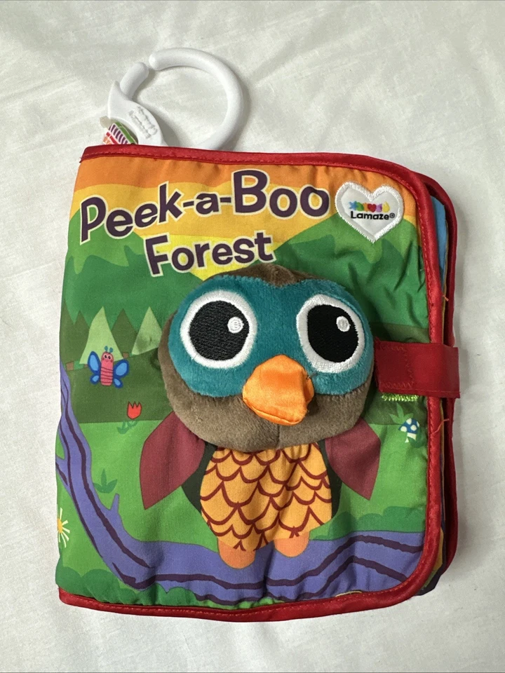 Lamaze Peek A Boo Forest Baby Learning Toys Book Developmental Rhymes - Image 1 of 4