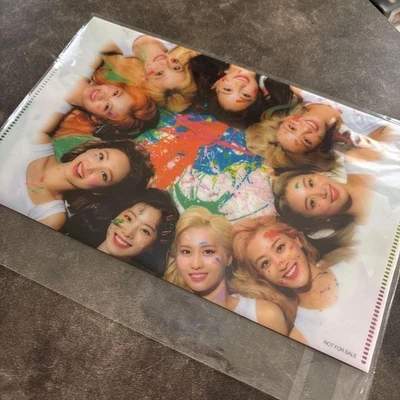 TWICE Fanfare Clear File Folder Colorful Member Group Photo Foto 1 de 2