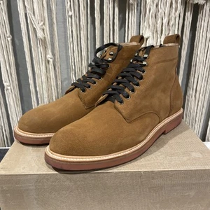 Taylor Stitch Trench Boot Butterscotch Waterproof Suede Mens 12.5 NEW! msrp $348 - Picture 1 of 12