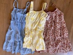 Lot Of 3 Gap Kids Dresses, Romper- NWT Size XL, 12 - Picture 1 of 16