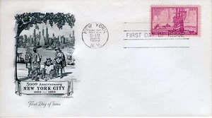 1953 FDC 300th Anniversary New York City New York Stamps ArtMaster ST3454 - Picture 1 of 3