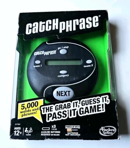 CATCH PHRASE Hasbro Gaming 5000 Parole Gioco Elettronico 2016 Nero NUOVO SIGILLATO - Foto 1 di 17