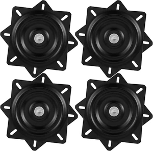 HAKZEON 4 PCS 6.25 Inches Bar Stool Swivel Plate, Square Heavy Duty Swivel Stool - Picture 1 of 12