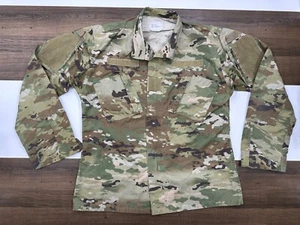 US Army Mens Med Long Green Woodland Camouflage BDU Field Jacket Combat Coat - Picture 1 of 10