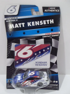 Matt Kenseth #6 Wyndham Rewards Wave 12 Nascar Authentics 2018 Ford Fusion - Image 1 of 3