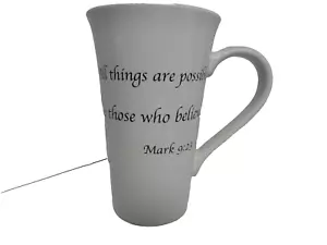 Taza de café en relieve Coventry Stoneware Mark 9:23 18 oz - Imagen 1 de 6