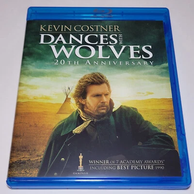 Dances with Wolves (Blu-ray 1990) Kevin Costner Free 1-Day Shipping - Image 1 of 4