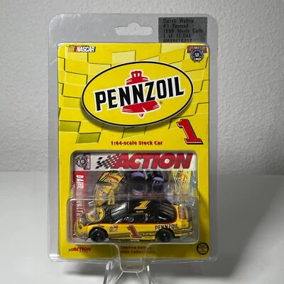 NASCAR Diecast Car Darrell Waltrip #1 Pennzoil 1988 Monte Carlo Foto 1 de 4