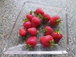 Walther Glas Glasschale Art Deco Stil Rechteck - Bild 1 von 6