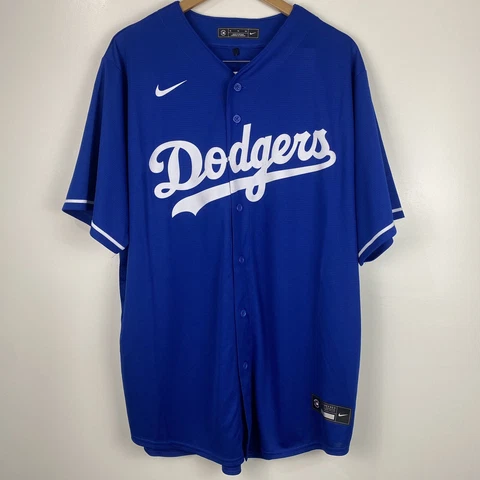 Nike LA Dodgers City Connect Cody Bellinger #35 Royal Jersey Mens Sz XL $135 NWT Cover