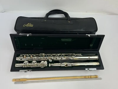 ALTUS AFL-A907 Flute 925 Silver Head w/ Hard Case - Azumino Japan - US Seller - Image 1 of 4