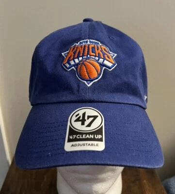 '47 Brand New York Knicks Limpieza Ajustable Papá Sombrero Draft Kings Foto 1 de 4