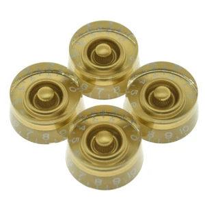 KAISH LP Guitar Speed Dial Knobs 24 Fine Splines Control Knobs for Gibson Gold - Picture 1 of 6