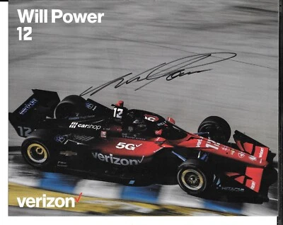 Will Power SIGNED / Autographed   Indy Car #12 Verizon 2022 - Image 1 of 2