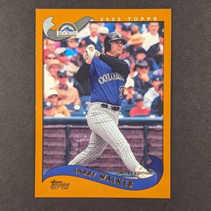 Topps Tiffany Larry Walker 2002 Limited Edition Print Run 1950 Less Than 1990