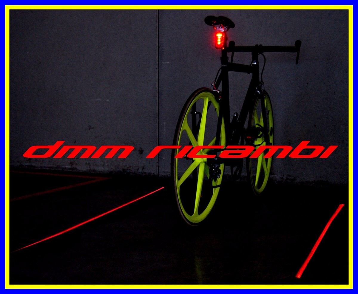Fanale Bici Posteriore USB Ricaricabile - 4 Luci LED, IPX4 Impermeabile | Fascia In Gel, Montaggio Senza Attrezzi - Foto 3
