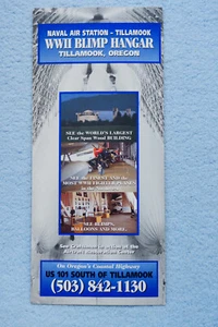 WWII Blimp Hangar - Naval Air Station, Tillamook, Oregon  - Museum Brochure - Picture 1 of 2