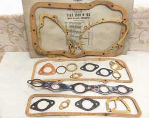 NOS FIAT 1100 N 103 E D H eng. 058600 GASKET SET made in ITALY # 953 - Picture 1 of 2