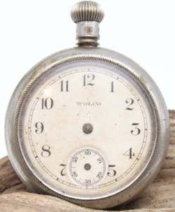 USA WOLCO 23737363 POCKET WATCH OVERWOUND 50.9mm FOR REPAIR (SP3) - Picture 1 of 4