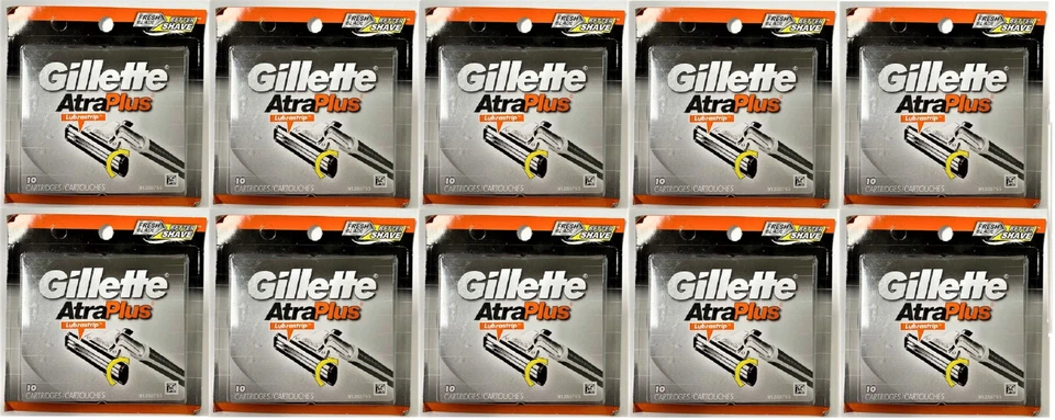 Gillette Atra Plus Refill Razor Blade Cartridges, 100 Count (Unboxed) - Image 1 of 1