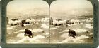 Underwood &amp; Underwood Stereoview View from Mount Nebo NW to Mount Ebal Joran