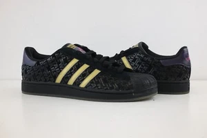 Nuevo Adidas Superstar II Star Wars 2010 talla 11 negro metálico dorado - Imagen 1 de 10