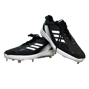 Adidas Icon 7 Metal Baseball Cleats Black FZ1558 Mens Size 14 - Picture 1 of 7
