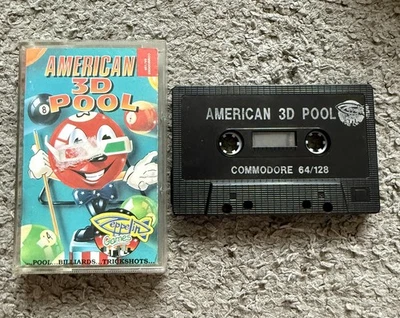 American 3d Pool Commodore 64 Game tested vgc  - Image 1 of 4