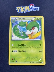 Pokémon TCG Servine Legendary Treasures RC2/RC25 Radiant Collection MP. - Picture 1 of 3