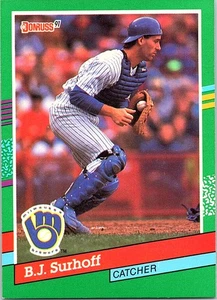 B.J. Surhoff 1991 Donruss #460 Milwaukee Brewers - Bild 1 von 2