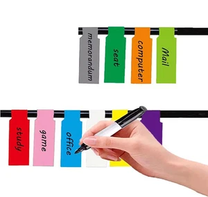 300 Piezas Coloridas Etiquetas para Cable Autoadhesivas Impermeables Pegatinas Etiquetas para Cable Nuevas - Imagen 1 de 3
