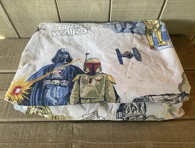 Pottery Barn Kids Sheets Star Wars Empire Strikes Back Full Set/2 Flat & Fitted - Image 1 of 4