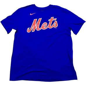 Francisco Lindor Nike Tee New York Mets Jersey T Shirt Baseball MLB Large NWOT - Picture 1 of 12
