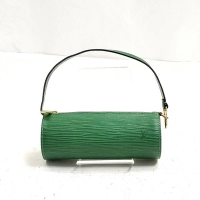 NO TARIFF Louis Vuitton LV Accessory pouch Soufflot pouch Green Epi 4052475 - Image 1 of 4