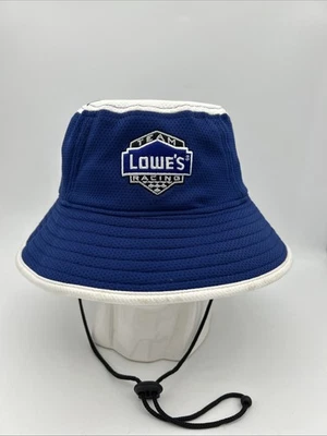 Team Lowe's Racing New Era 48 Blue Bucket Hat NASCAR - Image 1 of 4