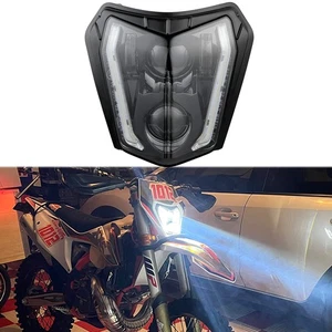 LED Headlight For EXC XCW EXC-F 250 300 350 450 500 690 SMC-R W/ DRL Hi/Lo Beam - Picture 1 of 17