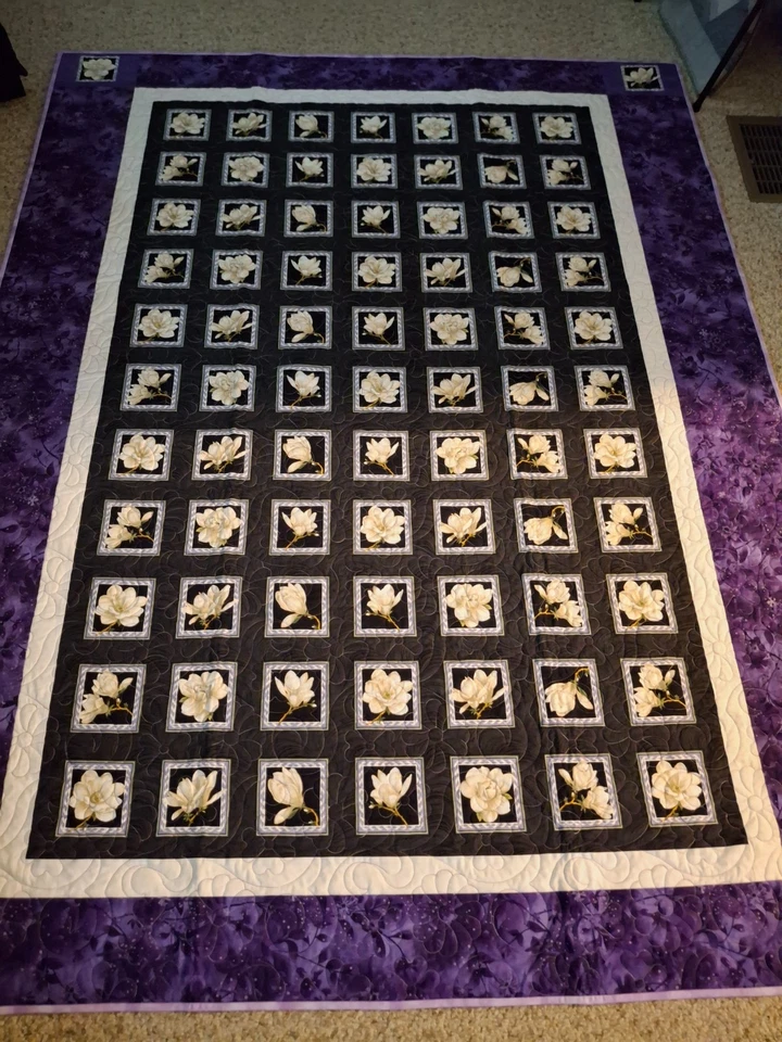 Homemade Queen Size Quilt - Image 1 of 3