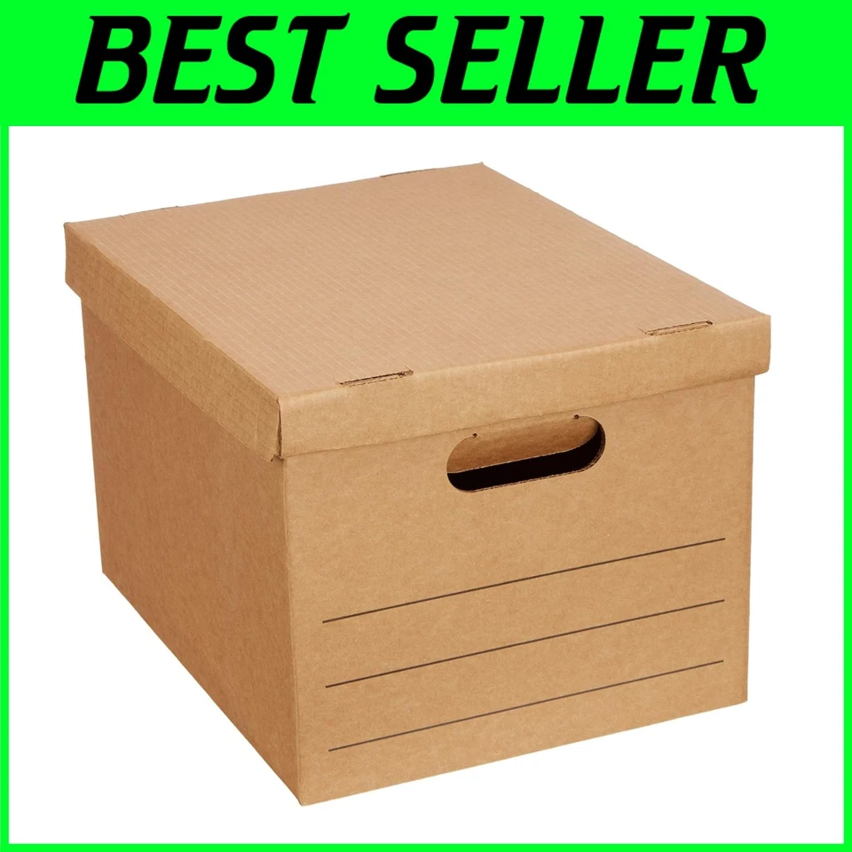 Strong Corrugated Cardboard Boxes, 15x10x12, 20 Pack - Image 1 of 4