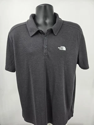Camisa Polo North Face XL Gris Senderismo Camping Informal Exterior Manga Corta Para Hombres Foto 1 de 4