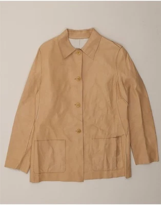 Chaqueta reversible para mujer SALVATORE FERRAGAMO IT 42 cuero marrón medio CO23 Foto 1 de 4