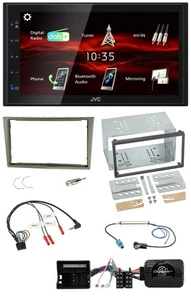 JVC USB Bluetooth Lenkrad DAB 2DIN Autoradio für Opel Corsa D Astra H Zafira sat - Bild 1 von 13