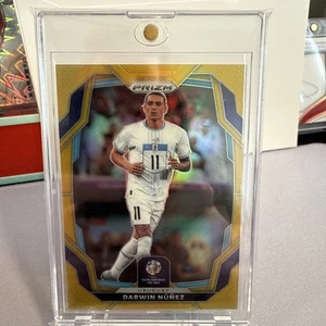 2024 Prizm Copa America Darwin Nunez True Gold 10/10 Uruguay - Picture 1 of 2