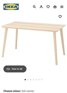 IKEA Lisabo dinning table + 4 Chairs Included – Pickup Point Cook VIC - Picture 1 of 8