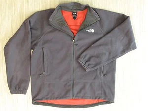 Chaqueta ligera de lana negra The North Face para hombre talla L con cremallera frontal deportes cálidos - Imagen 1 de 3
