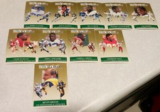 1991 Fleer Ultra All Stars Set 10 Inserts Barry Sanders Dan Marino Kevin Greene