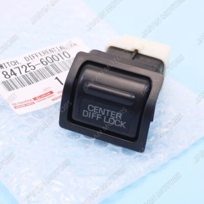 Genuine OEM Toyota Land Cruiser FJ80 SWITCH CENTER DIFFERENTIAL LOCK 84725-60010 - Image 1 of 4