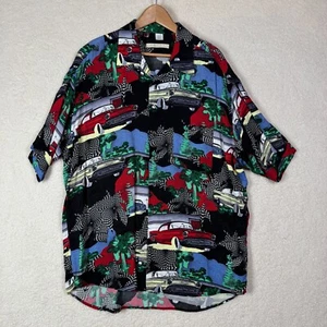 Camisa Para Hombres Haupt Alemania Hawaiana Manga Corta Viscosa Talla 42 L Coches Corvette - Imagen 1 de 8