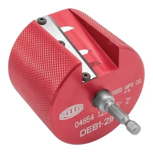 Reed Mfg - 04657 - PDEB1-2IPS Drill Powered Deburring Tool - 1-1/4" - 2" Plastic - Picture 1 of 2