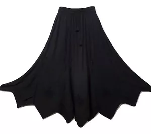 Maxi Skirt Pixie Hem Winter Rayon Embroidered Pockets One Size 12 14 16 18 20 22 - Picture 1 of 7