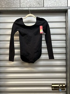 Spanx Body Suit Women's M Very Black Style FS6015 Slimming Shaping Long Sleeve - Picture 1 of 7